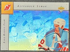 1992-93 Upper Deck Alexander Semak #ERT5 Euro Rookie Team Holo